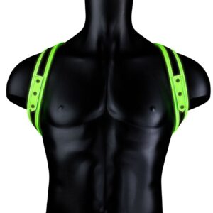 Harnais phosphorescent Sling Glow Noir-Vert Néon