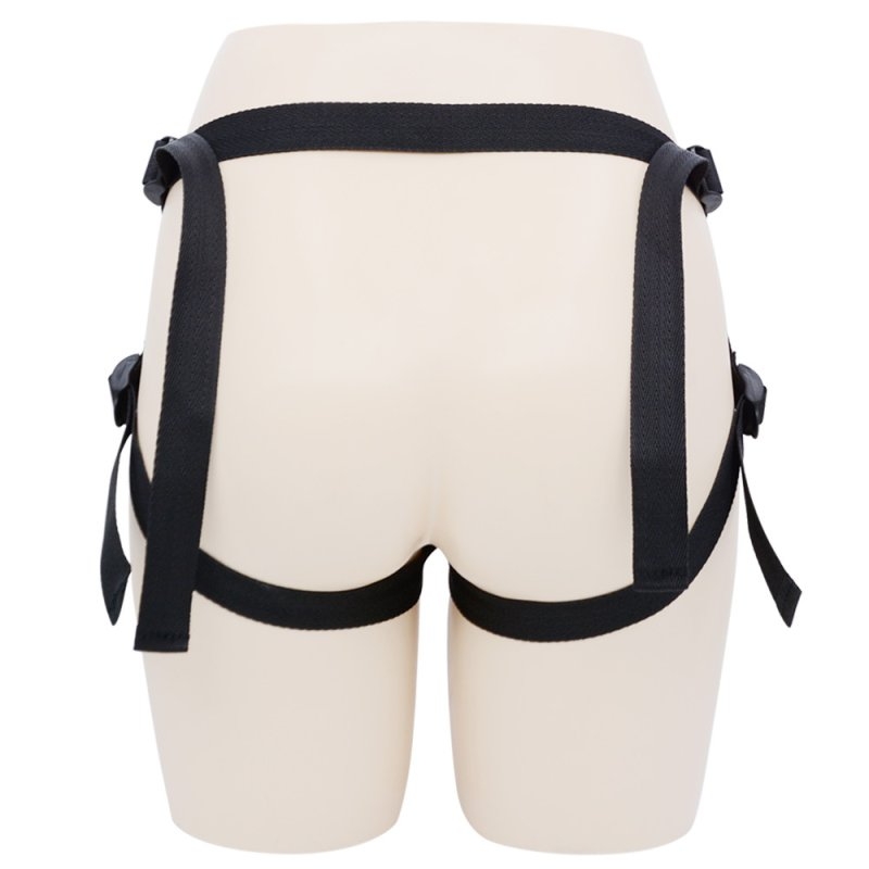 Harnais pour gode-ceinture Open Strap Noir – Image 2