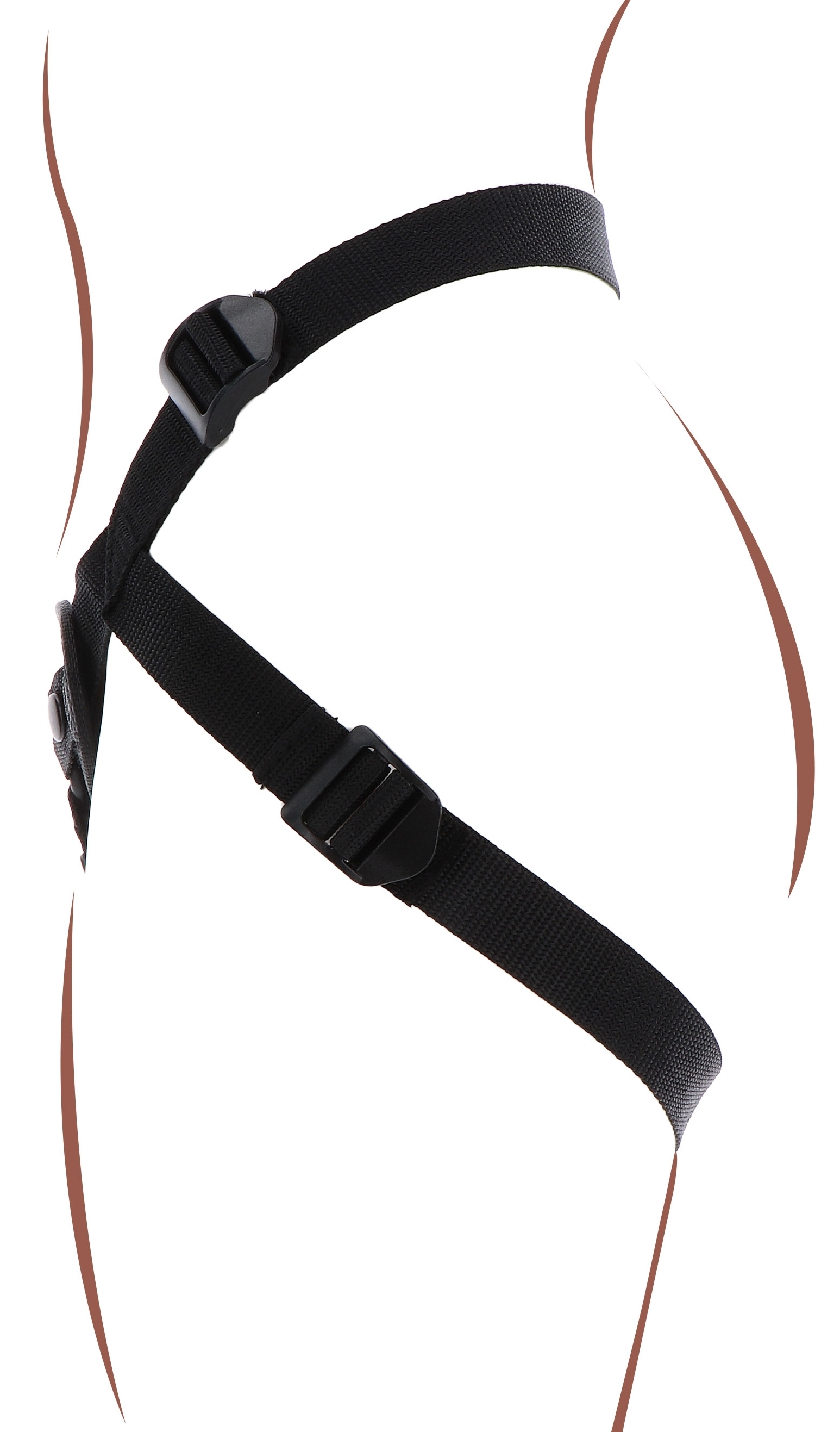 Harnais pour Gode ceinture Strap-On Get Real Violet – Image 6