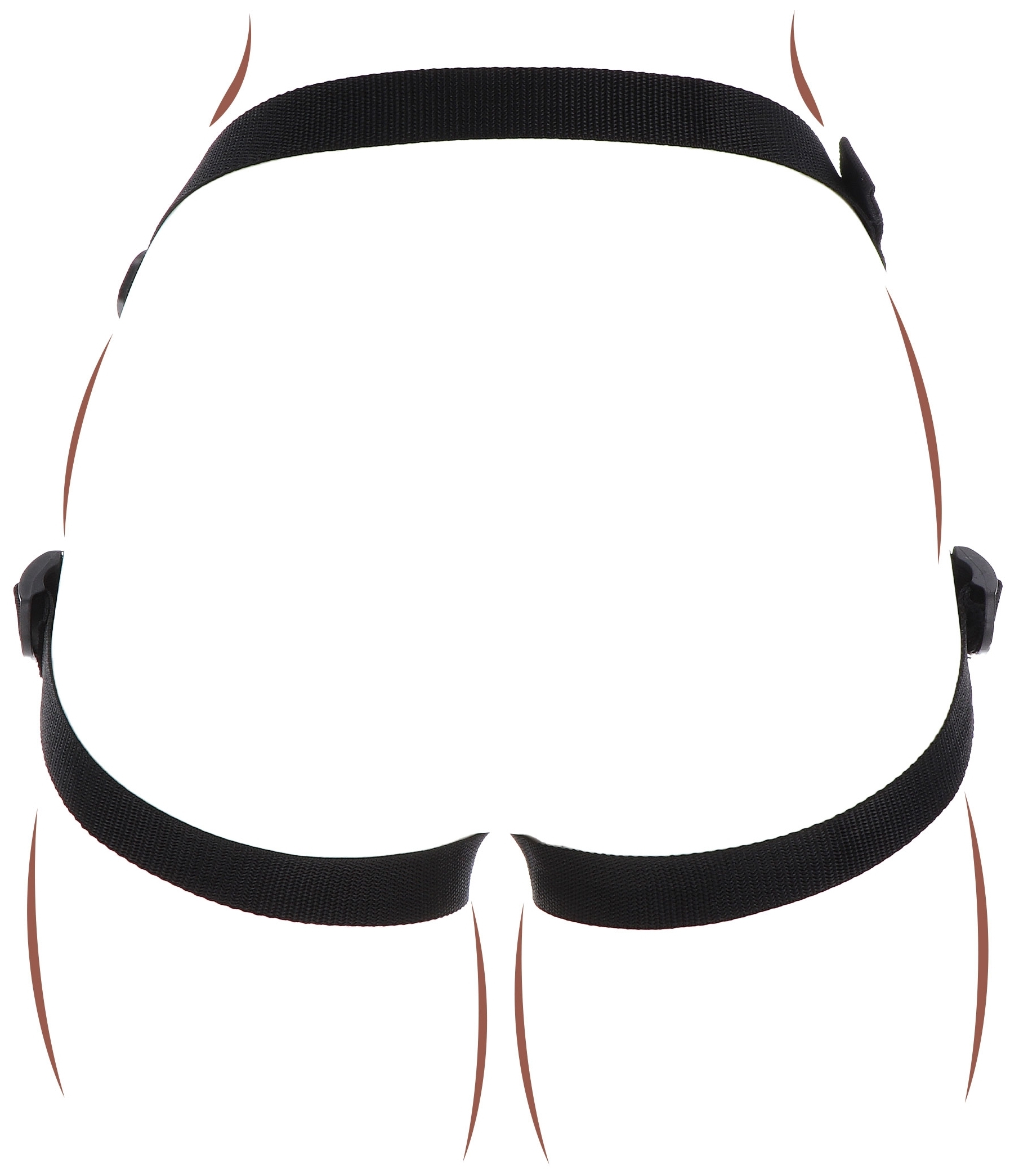 Harnais pour Gode ceinture Strap-On Get Real Violet – Image 7
