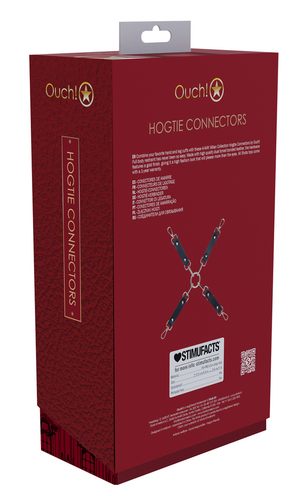 Hogtie Milan Noir et Rouge – Image 3