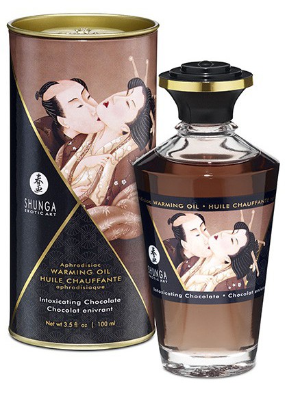 Huile de massage Chauffante Aphrodisiaque - CHOCOLAT Enivrant 100 mL