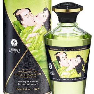 Huile de massage Chauffante Aphrodisiaque - Sorbet de MINUIT 100 mL