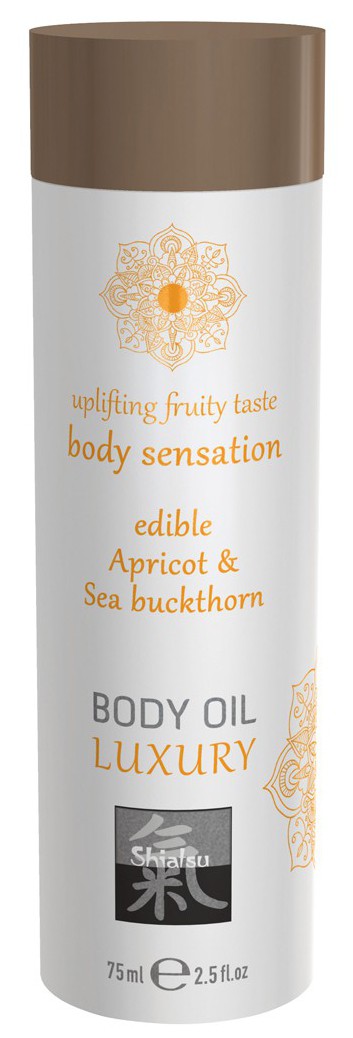 Huile de massage Comestible - ABRICOT et ARGOUSIER 75ml