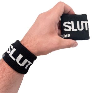 Bandeaux de poignets SLUT x2