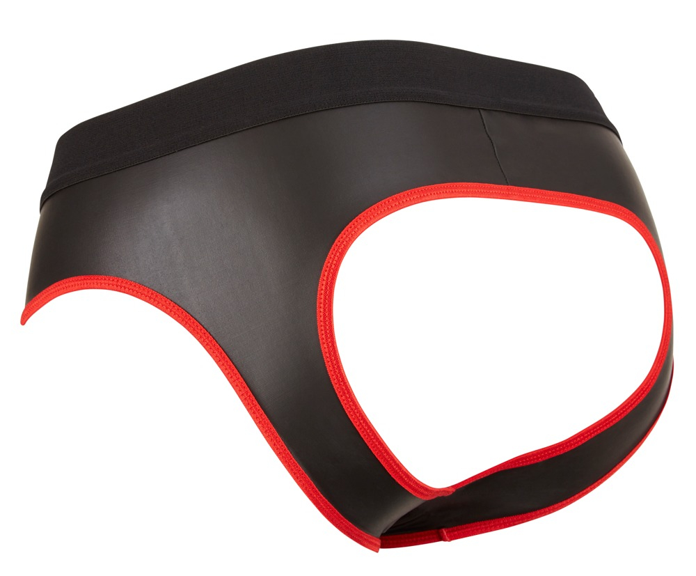 Jockstrap Joy Zip Noir-Rouge – Image 4