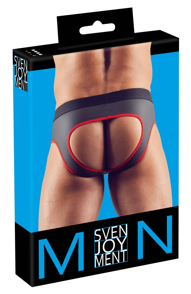 Jockstrap Joy Zip Noir-Rouge – Image 5