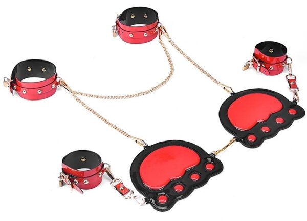 Kit Bondage 7 Pièces Lina Rouge – Image 5