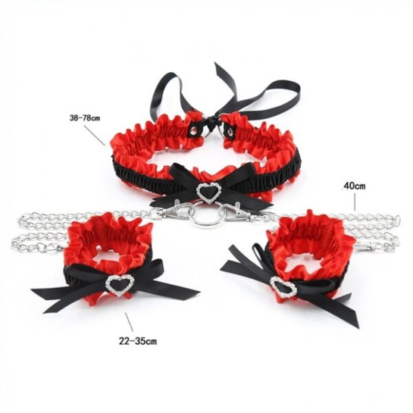 Kit Collier Menottes Romance Noir Rouge – Image 6