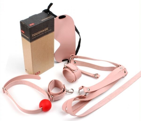 Kit d'Initiation BDSM Obedience 4 Pièces Rose – Image 2