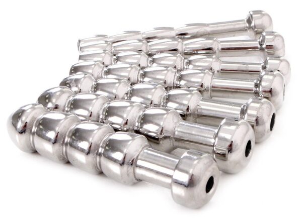 Kit de 7 plugs d'urètre percés Holow 4.2cm | 5 à 11mm – Image 2