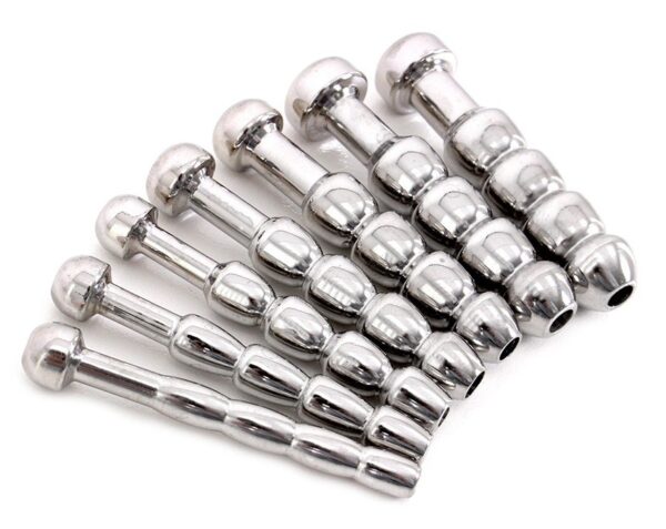 Kit de 7 plugs d'urètre percés Holow 4.2cm | 5 à 11mm – Image 3