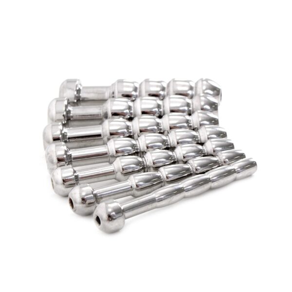 Kit de 7 plugs d'urètre percés Holow 4.2cm | 5 à 11mm – Image 4