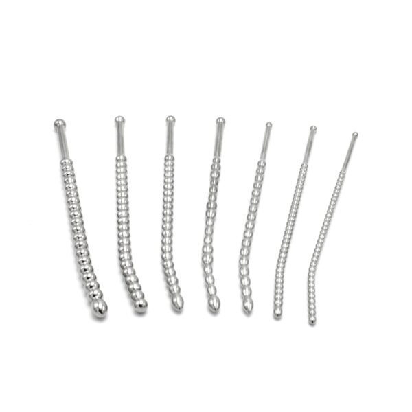 Kit de 7 Tiges d'urètre Beaded Dilator 20 cm - Diamètres 5 à 10mm – Image 3