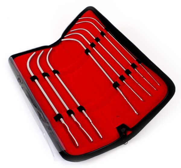 Kit de 8 tiges d'urètre courbées Van Buren 22cm - Diamètres 3 à 7mm – Image 2