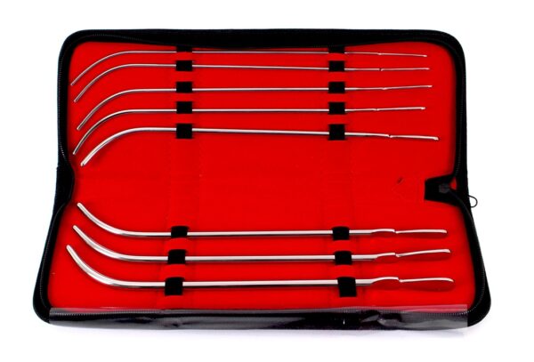 Kit de 8 tiges d'urètre courbées Van Buren 22cm - Diamètres 3 à 7mm – Image 3