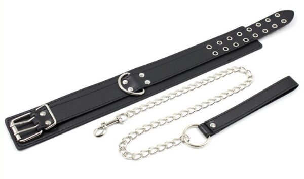 Kit Menottes et Collier Double Pin Noir – Image 2