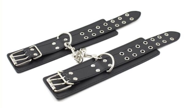 Kit Menottes et Collier Double Pin Noir – Image 3