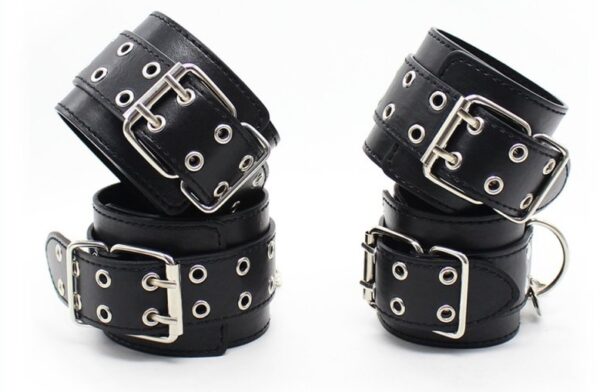 Kit Menottes et Collier Double Pin Noir – Image 4