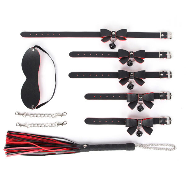 Kit Sexy Bow 5 Pièces Noir-Rouge – Image 2