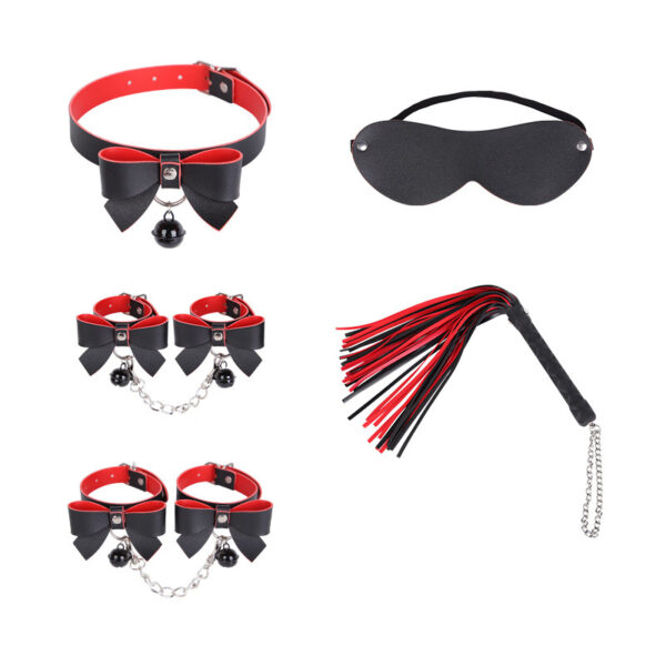 Kit Sexy Bow 5 Pièces Noir-Rouge – Image 4