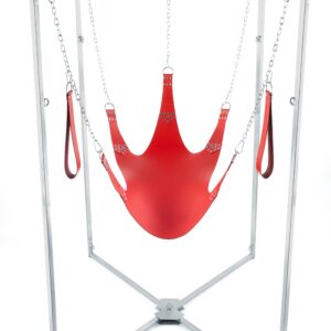 Kit Sling Cuir 5 Points Rouge Armature Grise