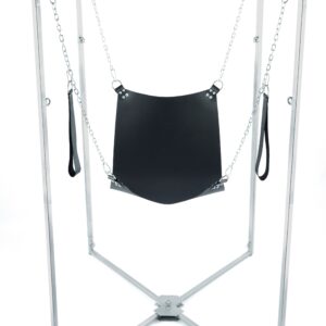 Kit Sling Cuir Carré Noir Armature Grise
