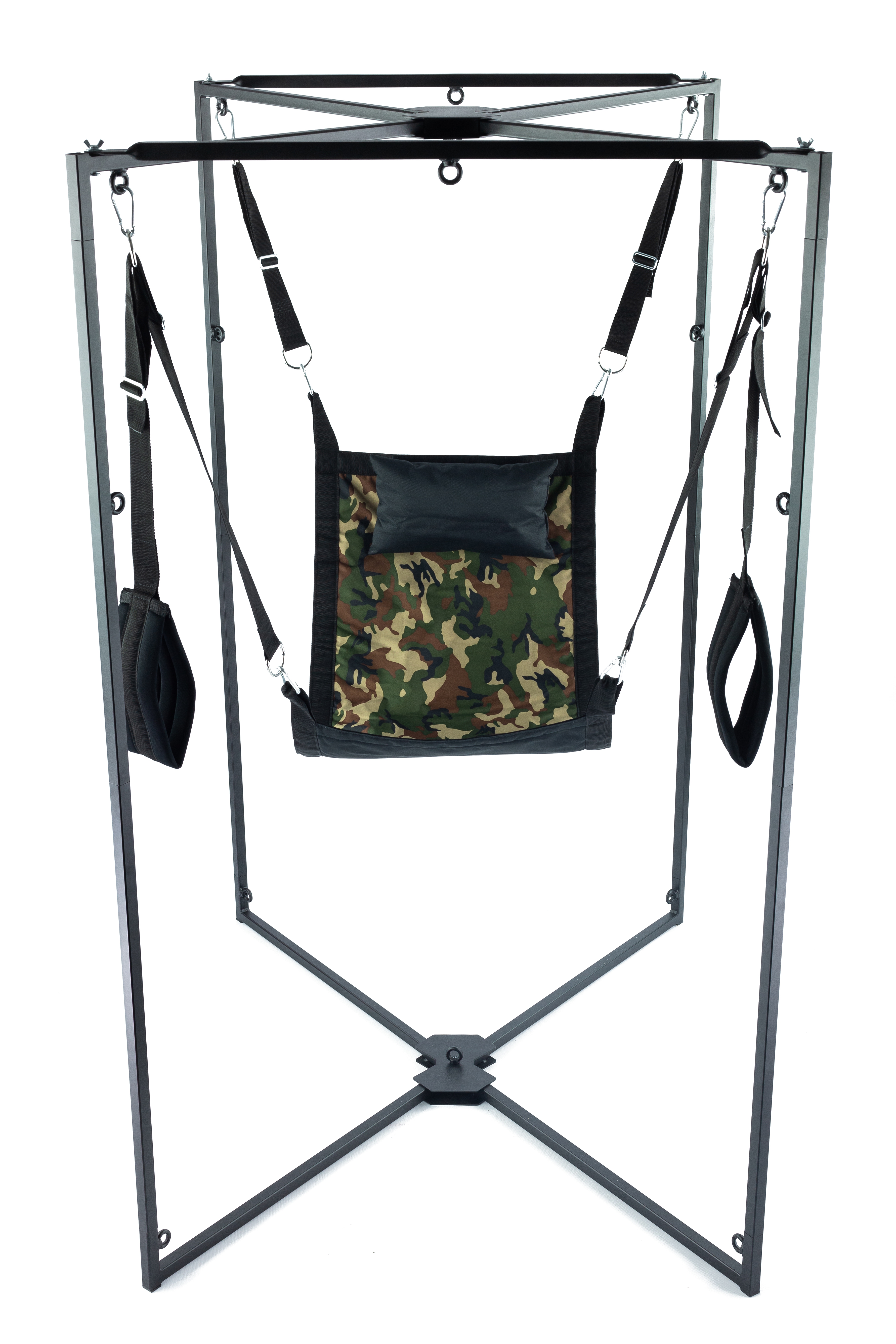 Kit Sling Tissu Carré Camouflage Armature Noire
