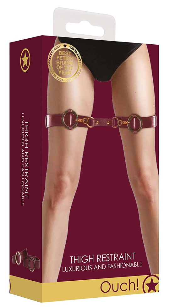 Liens pour les cuisses Thigh Luxy Rouge – Image 2