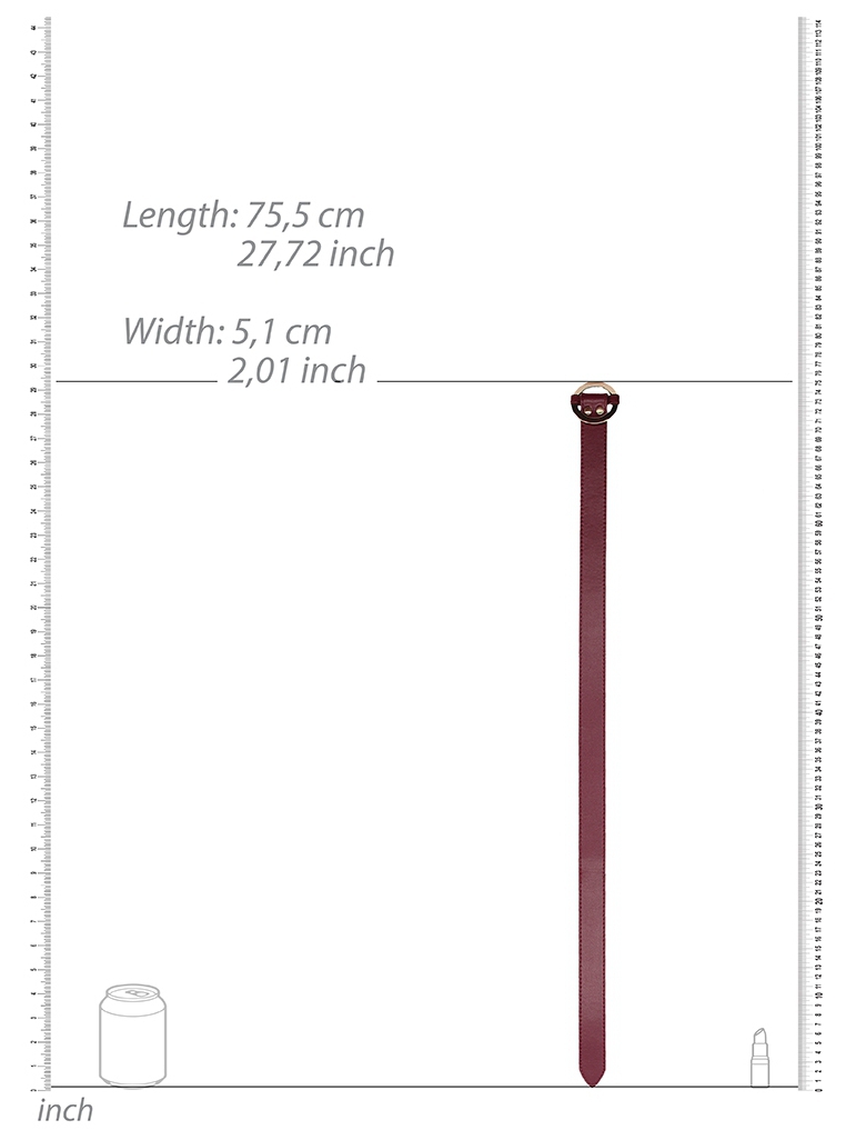 Liens pour les cuisses Thigh Luxy Rouge – Image 4