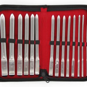 Lot de 14 tiges d'urètre 13cm - 4 à 17mm