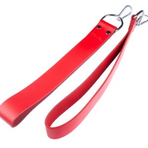 Lot de 2 supports Pieds pour Sling en Cuir Rouge