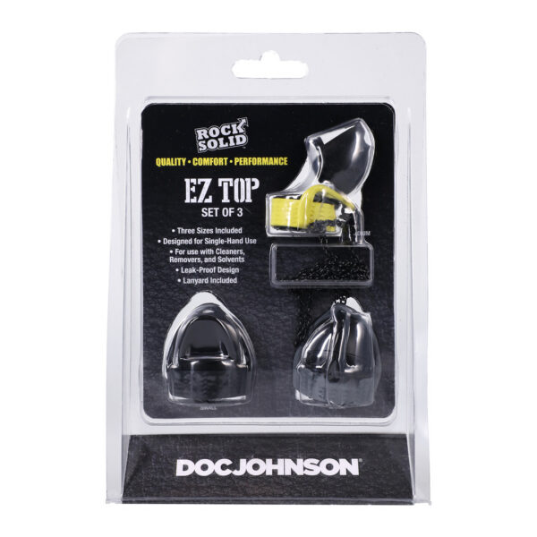 Lot de 3 Bouchons pour Leather Cleaner Ez Top 3 Tailles – Image 2