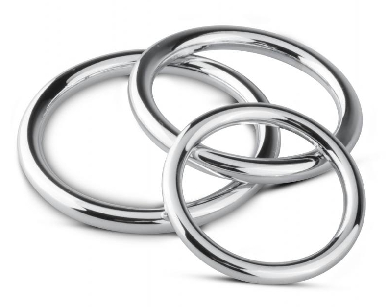 Lot de 3 cockrings Sinner Rings 40 à 50mm