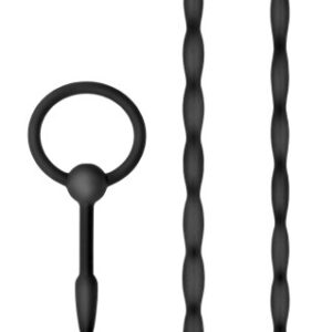 Lot de 3 Tiges et Plug d'urètre Knot Long 27 cm - Diamètre 7 à 10mm