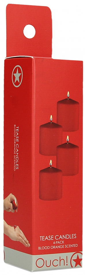 Lot de 4 bougies Tease Candle Orange sanguine 24g – Image 2