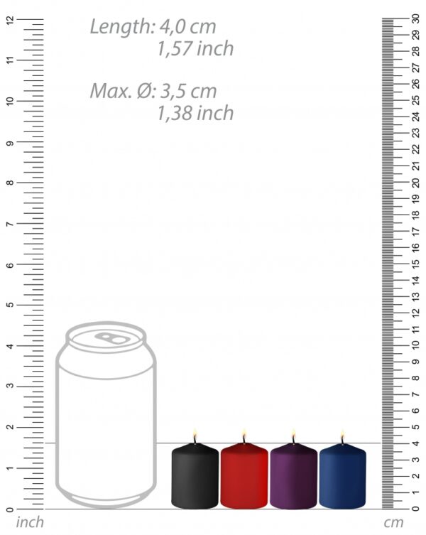 Lot de 4 bougies Tease Candle Parfums variés 24g – Image 5