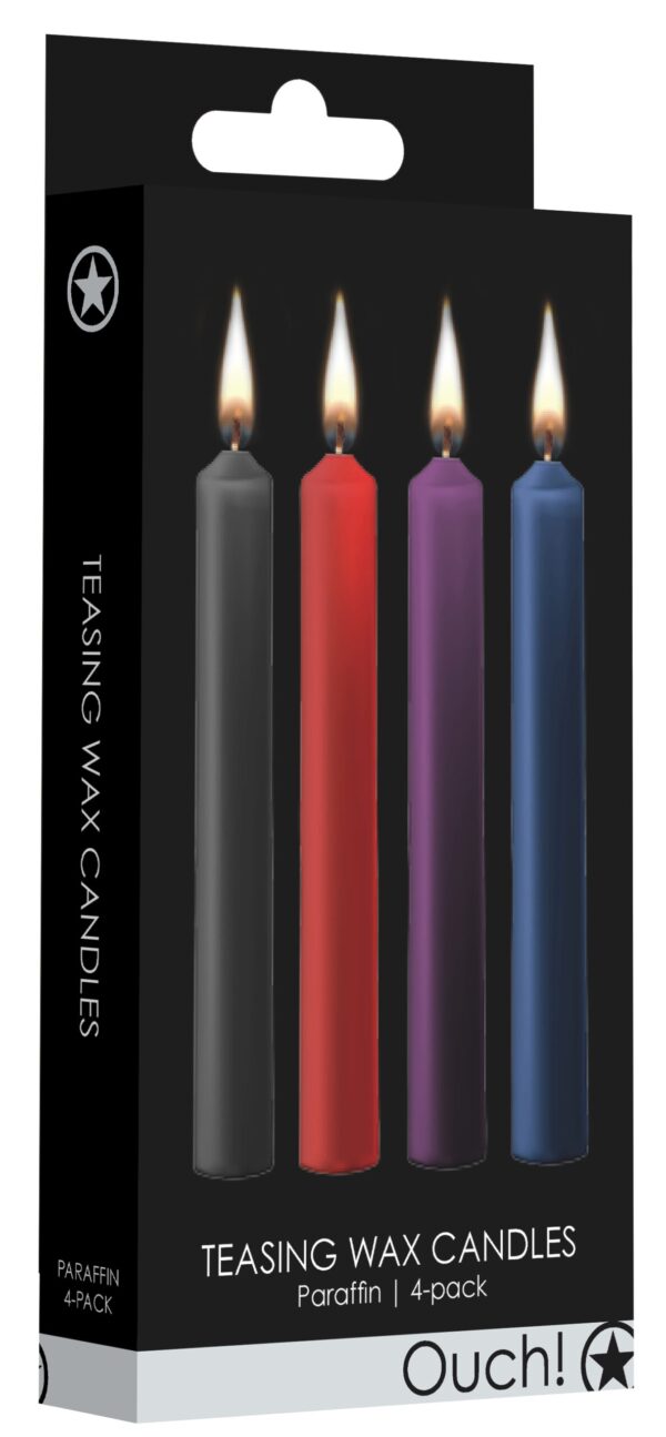 Lot de 4 mini bougies SM Wax Multicolore – Image 2