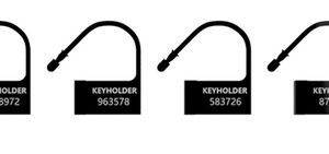 Lot de 5 Locks numérotés noirs