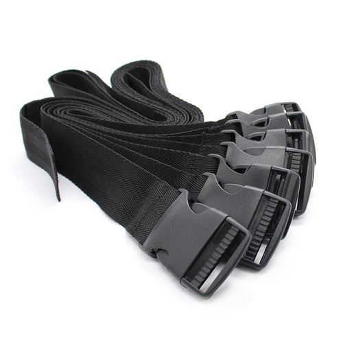 Lot de 7 Sangles Attaches Camisole Claps Noires – Image 2