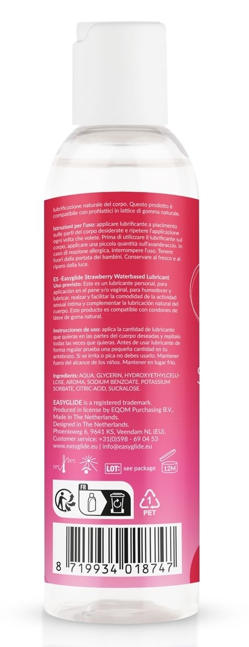 Lubrifiant Arôme Fraise Easyglide - 150mL – Image 2