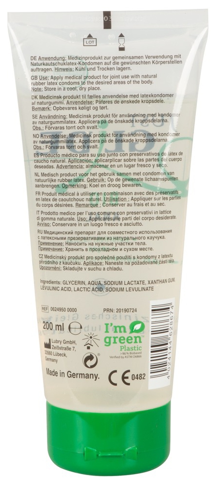 Lubrifiant Bio Anal Just Glide 200ml – Image 2