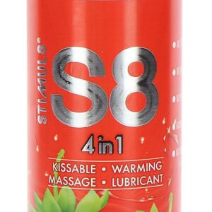 Lubrifiant Comestible Fraise-Vanille 4in1 S8 125mL