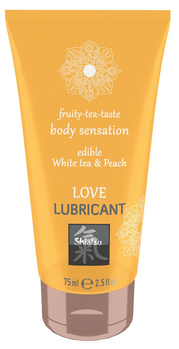 Lubrifiant comestible Thé et Peche 75mL