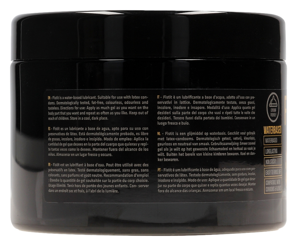 Lubrifiant Eau Fist It 500ml - Pot noir – Image 3