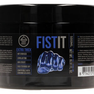 Lubrifiant Eau FIST IT EXTRA THICK 500 ml -Pot noir