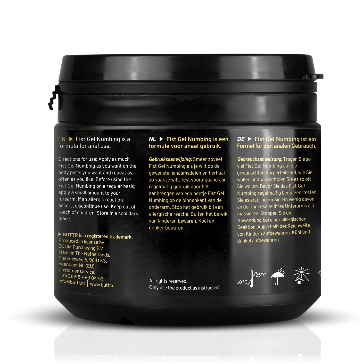 Lubrifiant Relaxant Buttr Fist Gel 500ml – Image 4