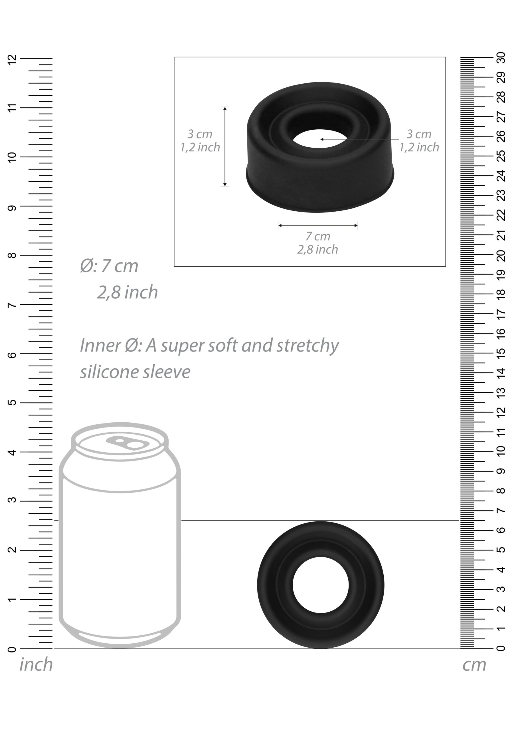 Manchon de pompe à pénis 6.5cm – Image 5