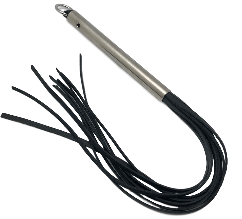 Martinet 12 brins en cuir - Manche Alu - 53cm – Image 2