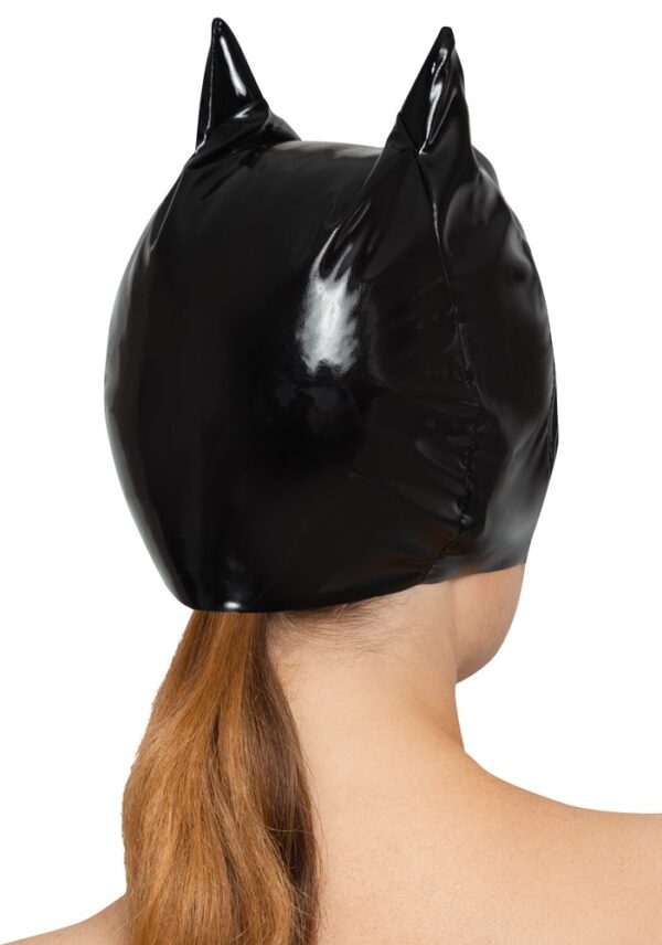 Masque Chat en Vinyle Cat Mask Noir – Image 2
